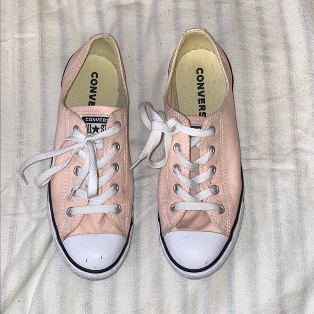 Baby pink size 7.5 low top Converse
